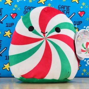 Squishmallow Dulce the Peppermint 8" UltraSoft Christmas Holiday Plush NWT